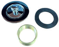 Bath waste lIft and turn strainer, 1 1/4, w/1 1/2 bushing