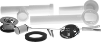 Bath waste trip lever white plastic