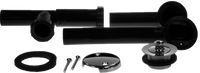 Bath waste lift and turn black plastic