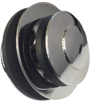 Bath waste toe touch assembly, chrome, 5/16 stem