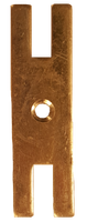 Bath waste face plate bracket for 2-hole to 1-hole