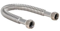 Stainless steel water flex, corrugated, 3/4fip x 3/4pushfit x 24