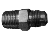 Steel gas male union 1/2od x 3/8mip