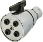 Shower head, Speakman style, 2 w/4 nozzles, adjustable