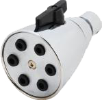 Shower head, Speakman style, 3 w/6 nozzles, adjustable