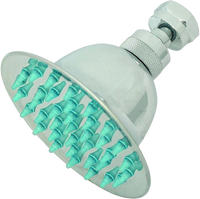 Shower head, brass rainshower, 4,  2.5gpm