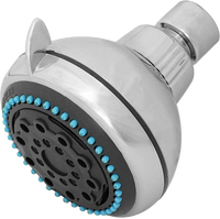 Shower head, massage 2gpm 5 function settings, universal fit, Chrome