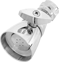 Shower head, solid brass 2 face, Chrome