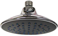 Shower head, 6 diameter w/5 spray functions, 2 gpm