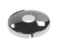Shower arm flange w/set screw Chrome