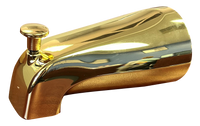 Tub diverter spout 1/2 slip POLISHED BRASS