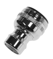 Aerator dual thread snap fitting M/F