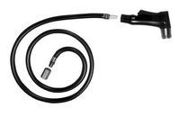 Spray hose and head for sink faucet, 1/4fip swivel, black