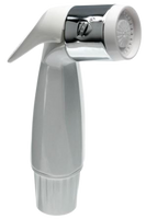 Spray head for sink faucet, WHITE