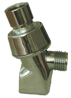 Swivel connector for hand-held shower, mount on arm, hand held shower sits in socket