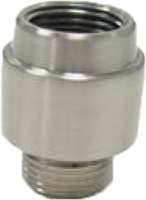 Personal shower hose vacuum breaker, inline, 1/2ip, Chrome