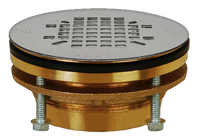 Shower drain "JackRabbit" locknut w/bolts to secure to shower base