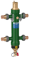 Combination hydraulic, air, dirt and magnetic separator, 1 1/2 press unions