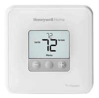Thermostat, T1 non-programmable with standard UWP monitoring system. 2.37 sq in display. Easy to read LED back light. STRYKERSVILLE / DROP SHIP ONLY