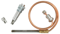 Thermocouple universal 30 Honeywell
Includes push-in clip, split nut, or adapter assembly for easy installation.  Also has male nut connector for Pilotstate safety control power units.