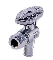 Angle stop 1/2crimp pex x 3/8comp (multi-turn) TPC
