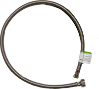 SS Braided supply line for kit/lav 3/8comp x 1/2fip 16