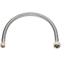 SS Braided supply line for kit/lav 1/2fip x 1/2fip 20