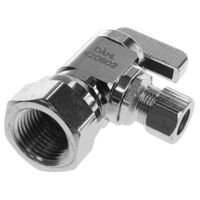 Ball valve angle stop 1/2fip x 3/8comp Dahl