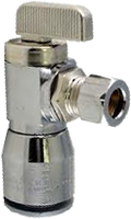 Ball valve angle stop 1/2QUICK-GRIP x 3/8comp