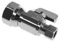 Ball valve straight stop 1/2fip x 3/8comp Dahl
