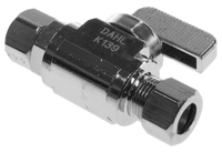 Ball valve straight stop 3/8comp x 3/8comp Dahl