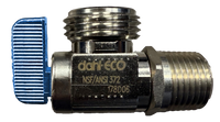 Ball valve washer stop 3/4mht x 1/2mip Dahl blue handle