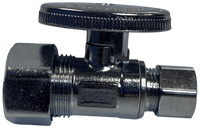 Ball valve straight stop 5/8comp x 3/8comp TPC