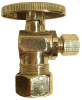 Ball valve angle stop 5/8comp x 1/4comp TPC