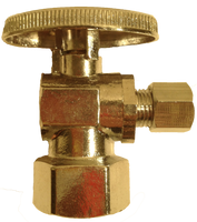 Ball valve angle stop 1/2fip x 1/4comp TPC