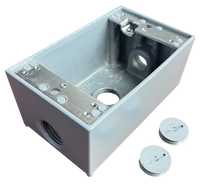 Weather proof box, 4 x 2, 2 deep
