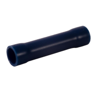 Butt connectors, solderless, insulated, wire 16-14 (50 per pack, sold per pack)
