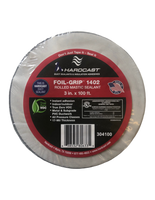 Tape (pookie), Foil-Grip (1402), indoor/outdoor mastic sealant, UL approved, 3" x 100', 17 mil