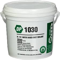 Water based duct sealant, fiber reinforced, 1 gallon, white (LOCAL DELIVERY ONLY)