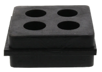 Vibration pad, rubber/cork 2 x 2 x 7/8 (sold each)