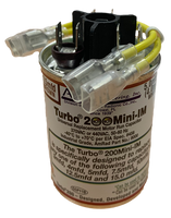 Capacitor round, 370/440V, 60/5mfd, USA