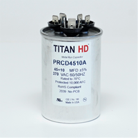 Titan capacitor round 440/370V, 35/5mfd