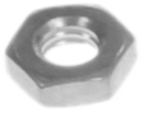 Flange bolt hex nut 5/16 brass