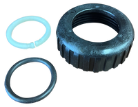 Clack nut, O ring, clip for water flex connector