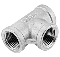 Stainless steel tee, 3/4