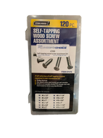 Self-tapping wood screw assortment kit