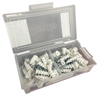 Dottie nylon wall driller kit for sheet rock, nylon anchor, 1 1/4 long