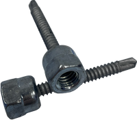 Metal threaded rod anchor, bottom mount, 3/8