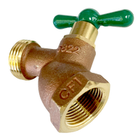 No kink hose bibb 1/2 fip, heavy duty