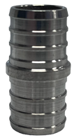 Pex B fitting, stainless steel, coupling, 3/4